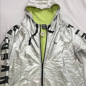 PINK Victoria's Secret Silver Performance Jacket